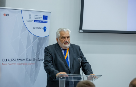 Prof. Dr. Szabó Gábor, az ELI ALPS ügyvezetője Prof. Dr. Szabó Gábor, az ELI ALPS ügyvezetője